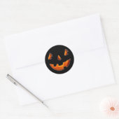 ハッピーハロウィン パンプキン ラウンドシール (封筒)