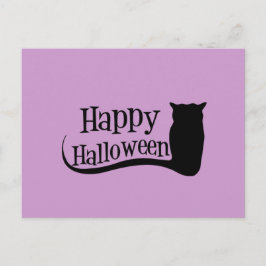 ハッピーハロウィン フクロウ ポストカード