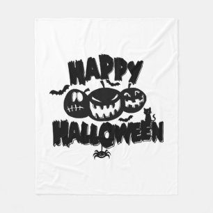 ハッピーハロウィン フリースブランケット