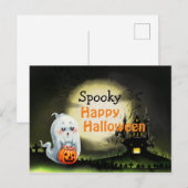 ハッピーハロウィン ポストカード (正面/裏面)