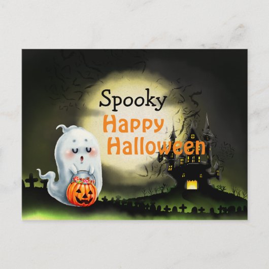 ハッピーハロウィン ポストカード (正面)