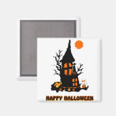 ハッピーハロウィン マグネット (正面/裏面)