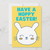 ハッピーハロウィン！ユーモアあふれるウサギのイースターカード シーズンカード (正面)