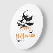 ハッピーハロウィン ラージ壁時計 (傾斜)