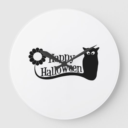 ハッピーハロウィン ラージ壁時計 (正面)