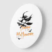 ハッピーハロウィン ラージ壁時計 (傾斜)