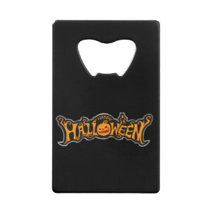 ハッピーハロウィン ルビーアイ プチンプマン シルバーフレーム クレジットカード栓抜き