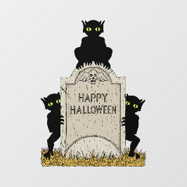 ハッピーハロウィン 三悪魔 ウィンドウサイン