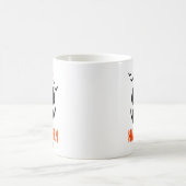 ハッピーハロウィン 垂れた文字デザイン コーヒーマグカップ (中央)