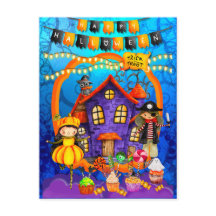 ハッピーハロウィン　子供たちのパーティー　お祝い