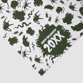 ハッピーハロウィン 年度を追加 黒い怖い這い寄る虫たち 薄葉紙 (詳細)