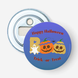ハッピーハロウィン 怖いカボチャ いたずらか? お菓子くれなきゃイタズラしちゃう 栓抜き
