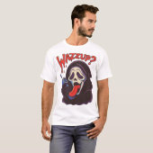 ハッピーハロウィン 怖い幽霊の電話 Tシャツ (正面フル)