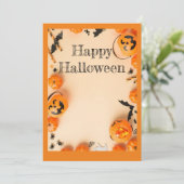 ハッピーハロウィン 招待状 (スタンド正面)