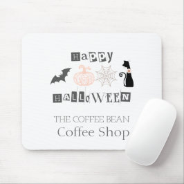 ハッピーハロウィン、秋のコーヒーショップビジネス マウスパッド