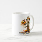 ハッピーハロウィン｜秋の案山子 コーヒーマグカップ (正面右)