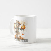 ハッピーハロウィン｜秋の案山子 コーヒーマグカップ (正面左)