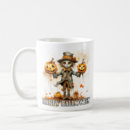 ハッピーハロウィン|秋の案山子 コーヒーマグカップ