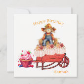 ハッピーハロウィン 誕生日招待状カード 招待状 (正面)