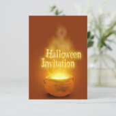ハッピーハロウィン 魔女の釜 招待状 (スタンド正面)