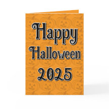 ハッピーハロウィン 2025 ギフトグリーティングカード
