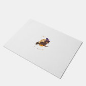 ハッピーハロウィーダックスシュントドッグハロウィンウィッチ ドアマット (アングル)