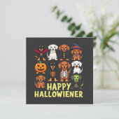 ハッピーハロウィーナー スプーキーハロウィンドッグ ウィーナー 招待状 (スタンド正面)