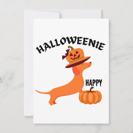 ハッピーハロウィーニーハーレー 招待状 (正面)