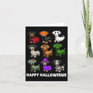 ハッピーハロウィーンダックスシュントダックスシュントハロウィーンGi カード
