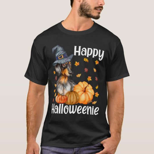 ハッピーハロウィーンハロウィーンダシュントウィーナー Tシャツ (正面)
