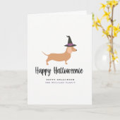 ハッピーハロウィーン カード (黄色い花)