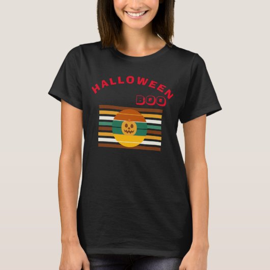ハッピーハロウィーン スプーキー Tシャツ (正面)