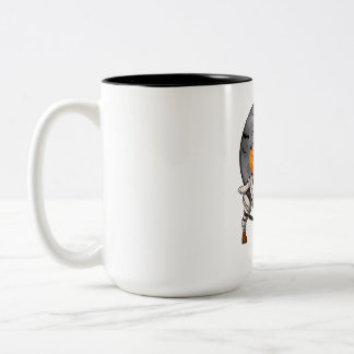 ハッピーハロウエニー・ダックスシュント・ミームドッグ ツートーンマグカップ