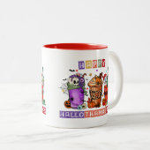 ハッピーハロサンキューマスキュートホリデイ ツートーンマグカップ (正面右)