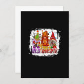 ハッピーハロサンキューマス格言ハロウィンクリスマス 招待状 (正面/裏面)