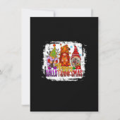 ハッピーハロサンキューマス格言ハロウィンクリスマス 招待状 (正面)