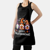 ハッピーハロサンクサス格言ズラバーメリークリスマス エプロン (インサイチュ)