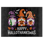 ハッピーハロサンクサス格言ズラバーメリークリスマス カッティングボード (正面)