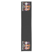 ハッピーハロサンクサス格言ズラバーメリークリスマス ショートテーブルランナー (正面)