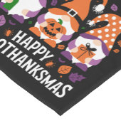 ハッピーハロサンクサス格言ズラバーメリークリスマス ショートテーブルランナー (コーナー)