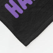 ハッピーハロサンクサムスシャツハロウィンサンクスギビング フリースブランケット (角)