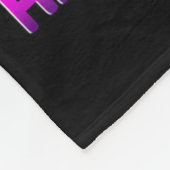 ハッピーハロサンクサムハロウィンサンクスギビング フリースブランケット (角)