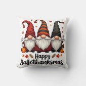 ハッピーハロサンクサムハロウィーンクリスマス格言 クッション (正面)