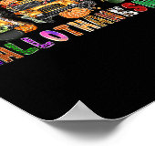 ハッピーハロサンクスマススクールバスハロウィンメリーCh ポスター (角)