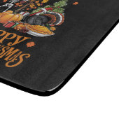 ハッピーハロサンクスマスハッピーハローウィン感謝祭 カッティングボード (角)