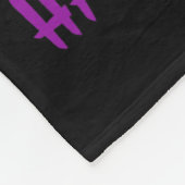 ハッピーハロサンクスマスワインハロウィンサンクスギビングC フリースブランケット (角)