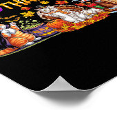 ハッピーハロサンクマス猫好き感謝祭 ポスター (角)