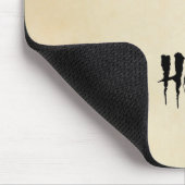 ハッピーハローインパンプキンワインガラスハロウィーン マウスパッド (コーナー)