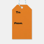 ハッピーハローウィンおもしろいギフトラベル ギフトタグ (裏面)