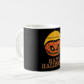 ハッピーハローウィンおもしろい不気味キャラクター コーヒーマグカップ (正面左)